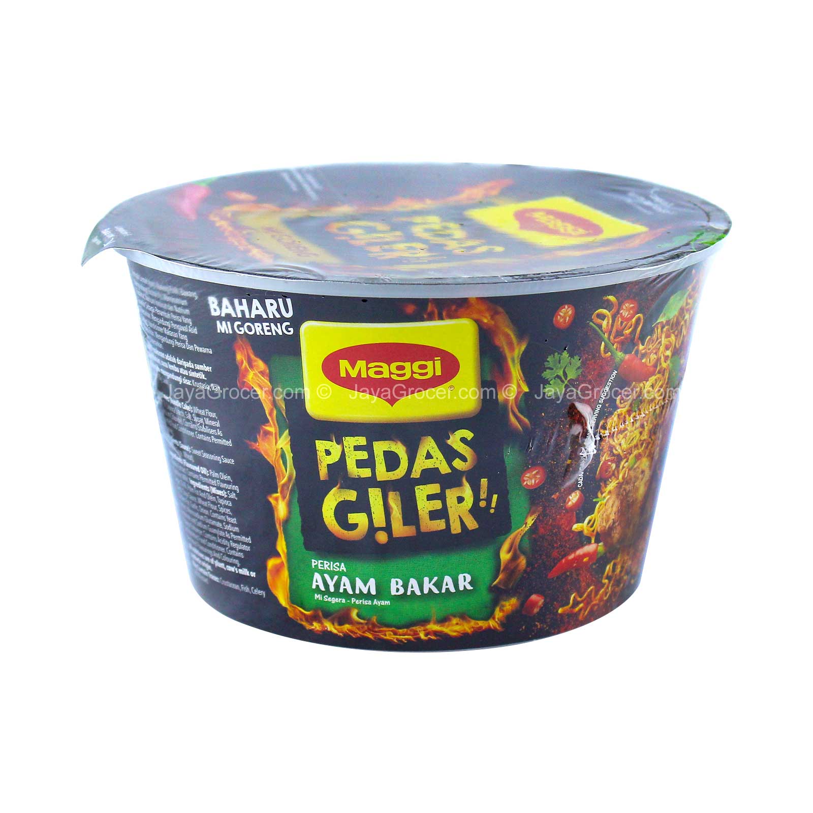 Maggi Pedas Giler Perencah Ayam Bakar Instant Noodle Bowl 98g