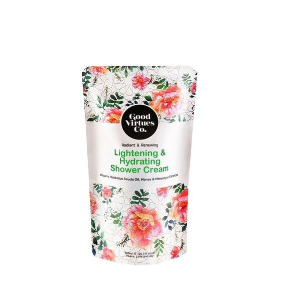 Good Virtues Co Lightening and Hydrating Shower Cream Refill 600g