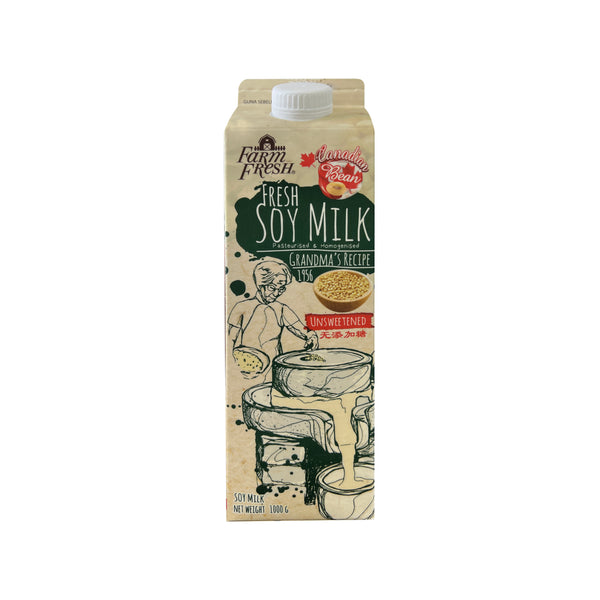 Farm Fresh Soy Milk Unsweetened 1L (highest price)