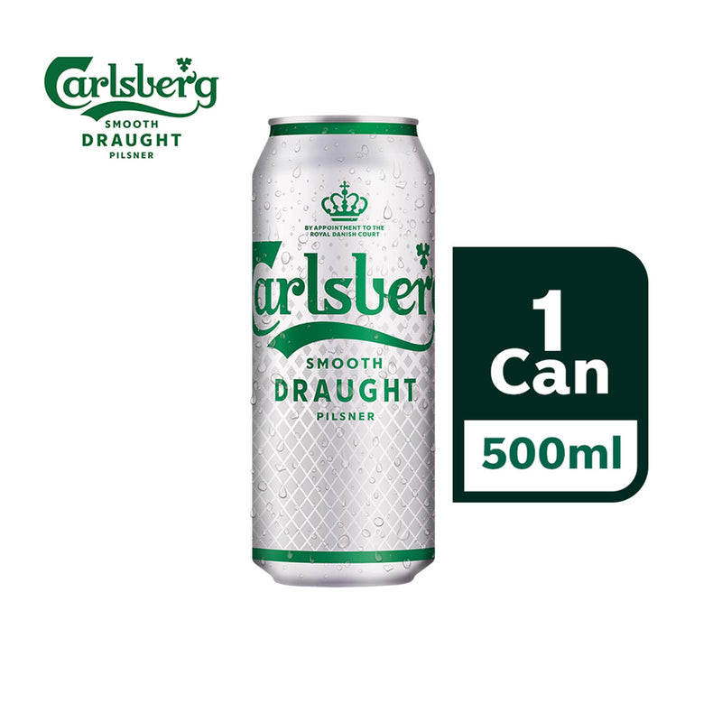 Carlsberg Smooth Draught Beer (Can) 500ml