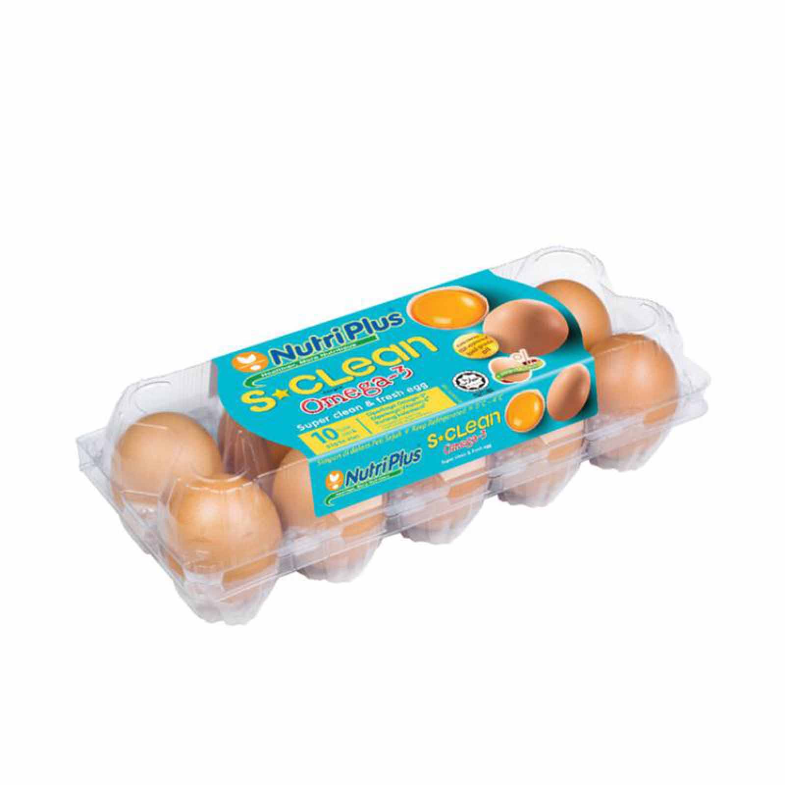 Nutriplus S-Clean Omega 3 Eggs 10pcs/pack