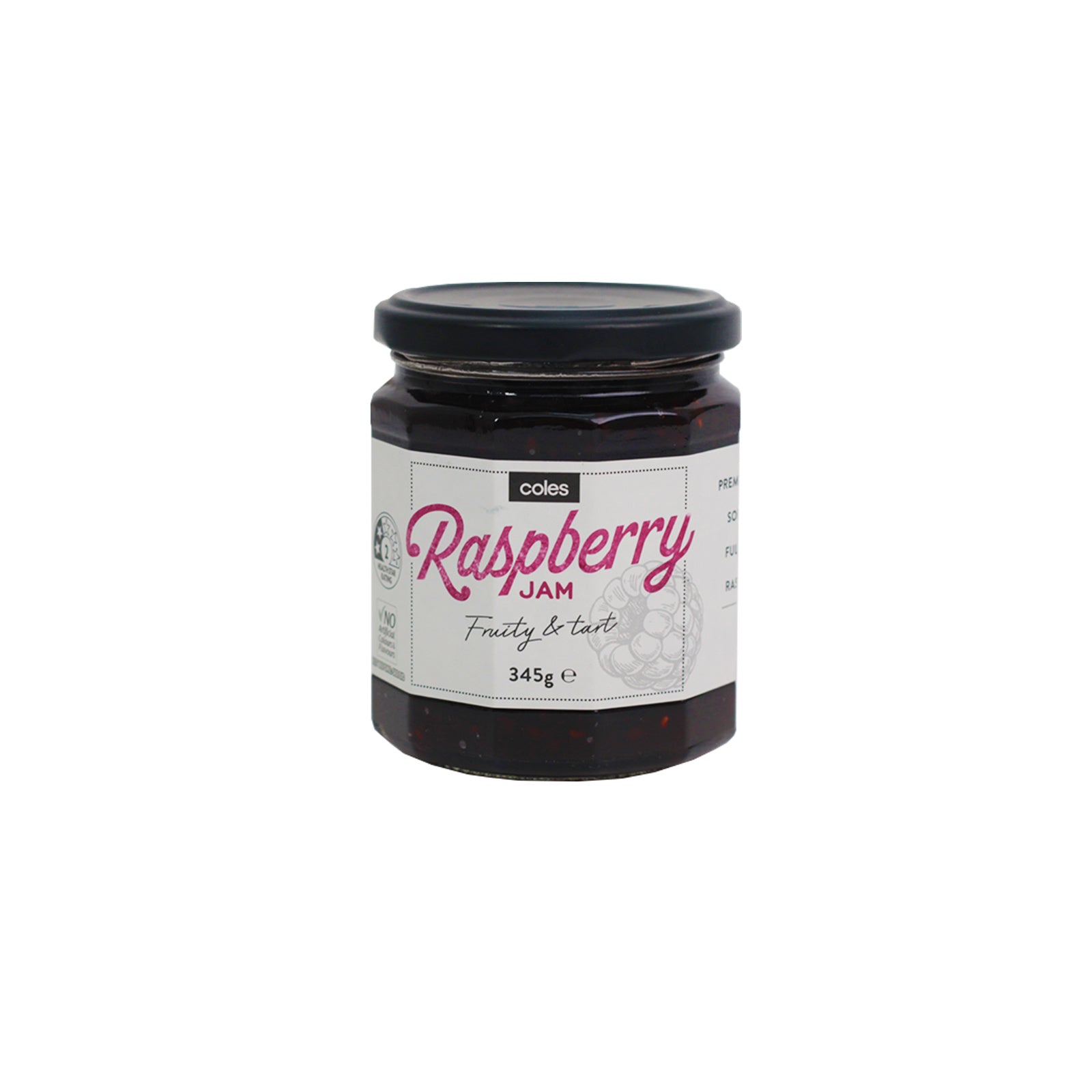 Apple Raspberry Coles Coles Premium Raspberry Jam 345g – Jaya Grocer | Gurney Paragon