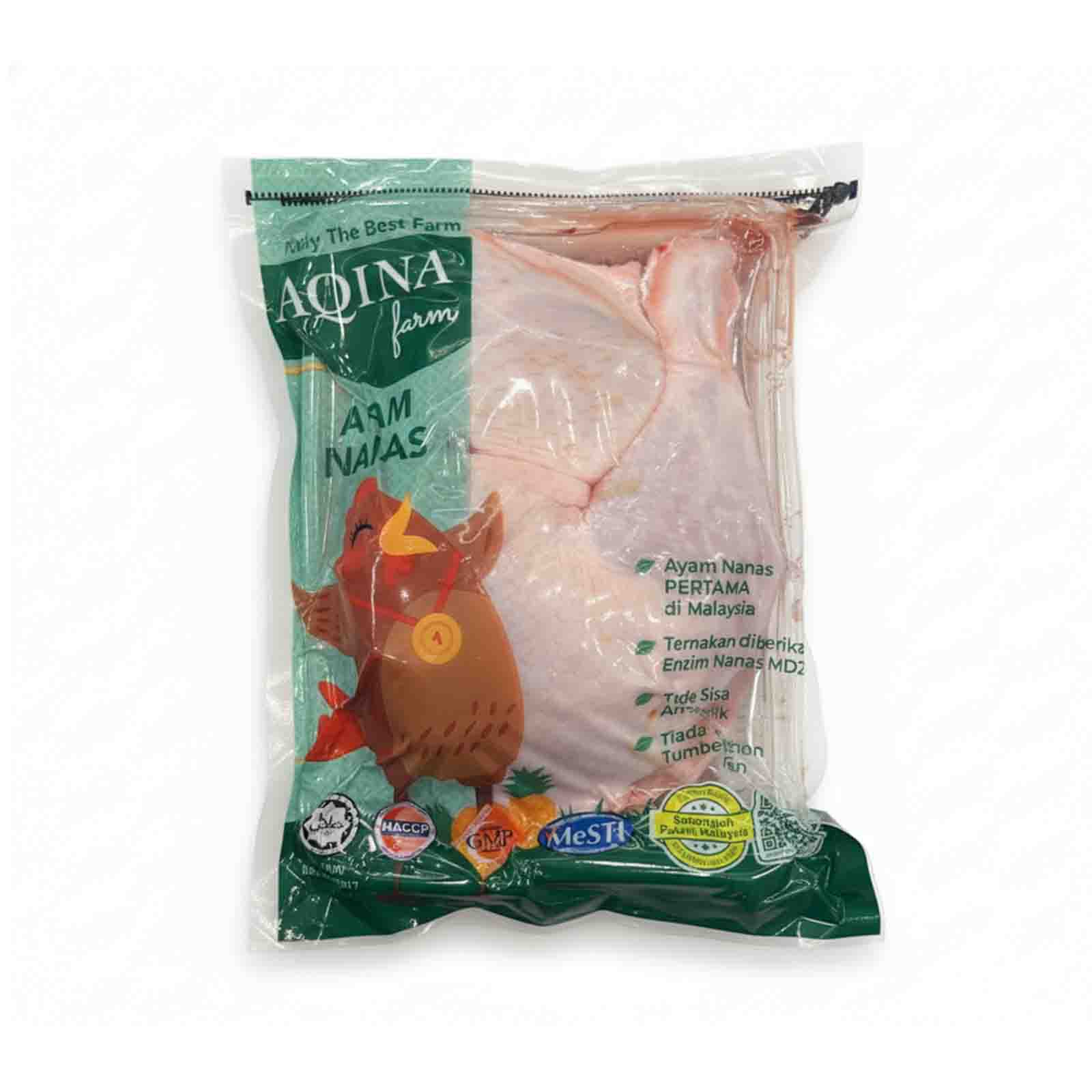 Aqina Chilled Pineapple Chicken Whole Leg 2pcs/pack 500g +/-