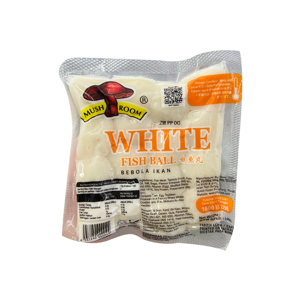 Mushroom Brand Small White Fish Ball 145g (highest price)