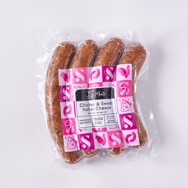 JS Meats Chicken Italian Sweet Cheese Sausage 4pcs/pack (highest price)