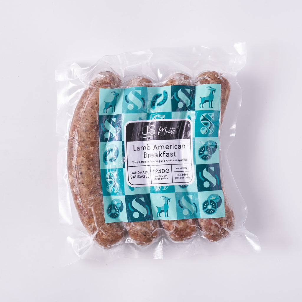 JS Meats American Lamb Breakfast Sausage 4pcs/pack
