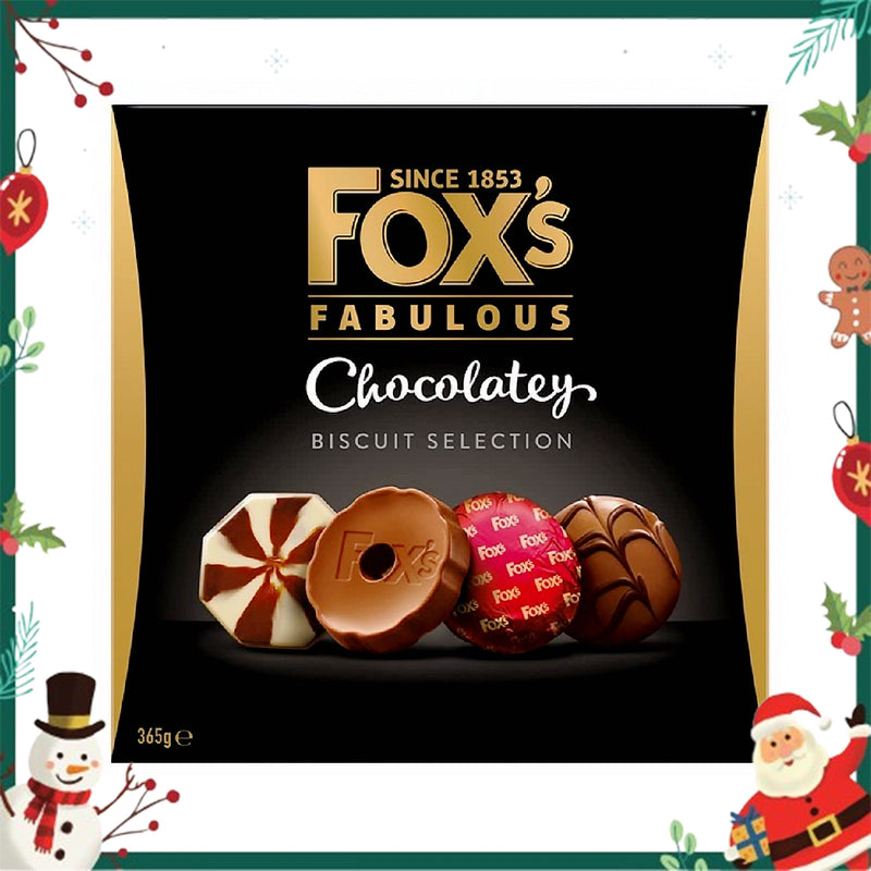 Fox Fabulous Chocolatey Biscuits Selection 365g