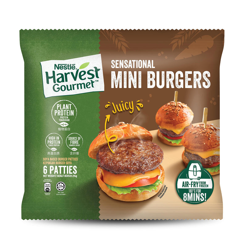 Nestle Harvest Gourmet Sensational Mini Burger 294g