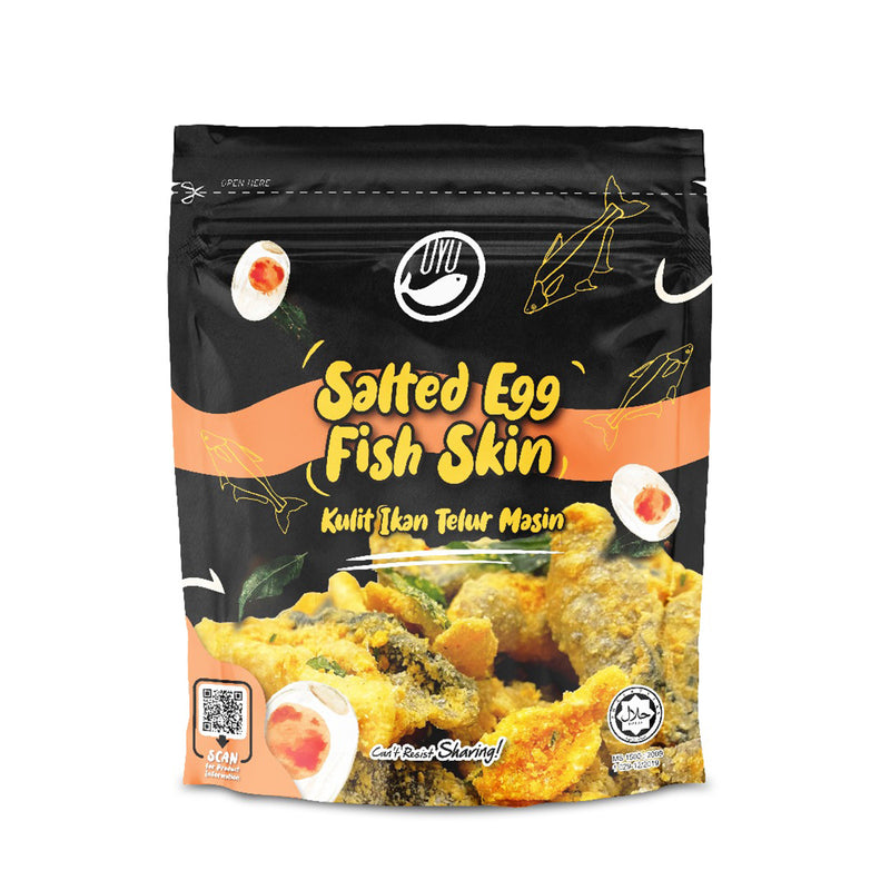 Oyu Fish Salted Egg Fish Skin Snack 70g