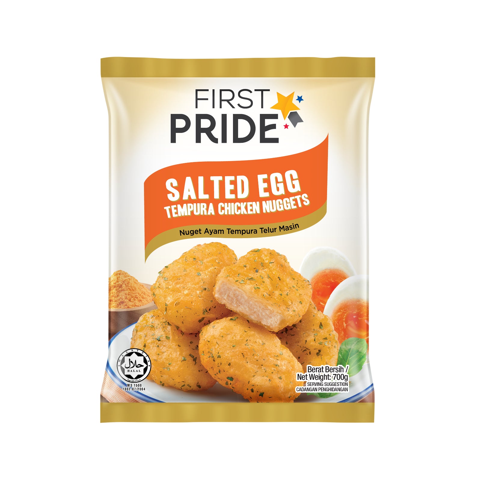 First Pride Salted Egg Chicken Nugget 700g