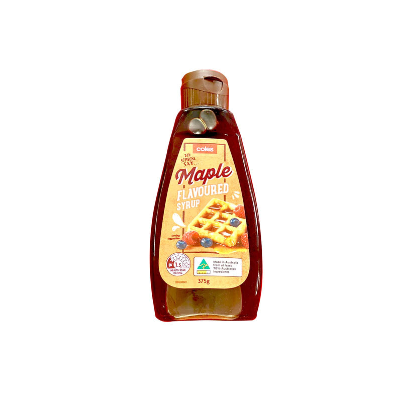 Coles Maple Flavoured Syrup 375g