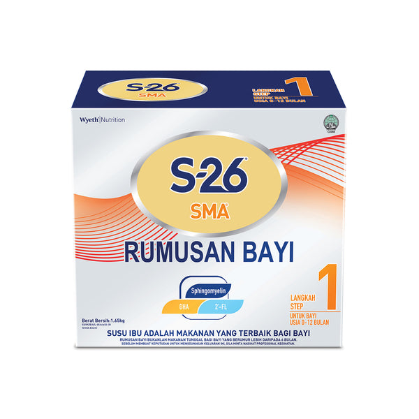 Wyeth S-26 Gold SMA Step 1 Infant Formula Milk Powder 1.65kg