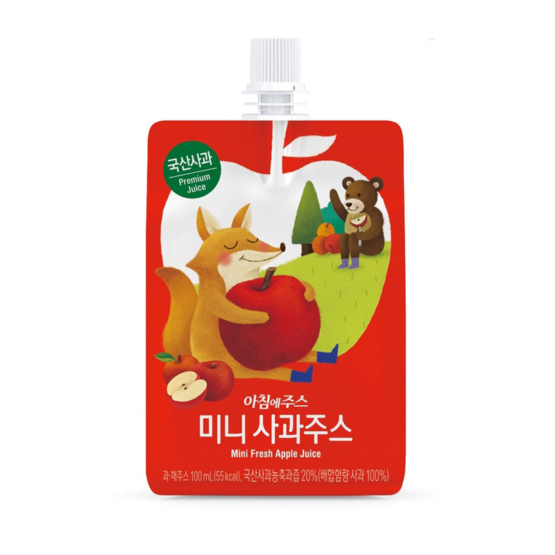 Seoul Milk Apple Juice Mini Pouch 100ml