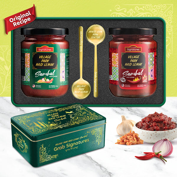 Grab Signatures Village Park Nasi Lemak Sambal Giftbox 1 set