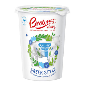 Brownes Greek Style Yogurt 500g