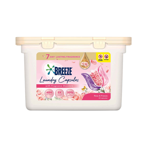 Breeze Laundry Capsules Rose Detergent 168g X 16 (highest price)