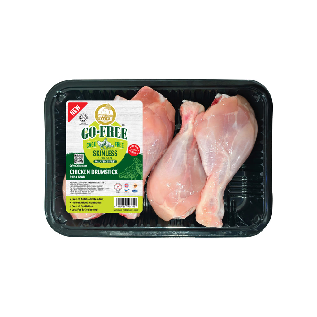 Harumi GoFree Skinless Chicken Drumstick 400g