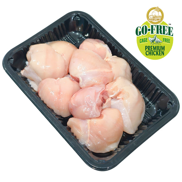 Harumi GoFree Skinless Bone in Chicken Cubes 400g (highest price)