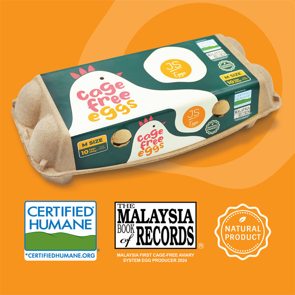 JS Cage Free Egg (Medium) 10pcs/pack (highest price)