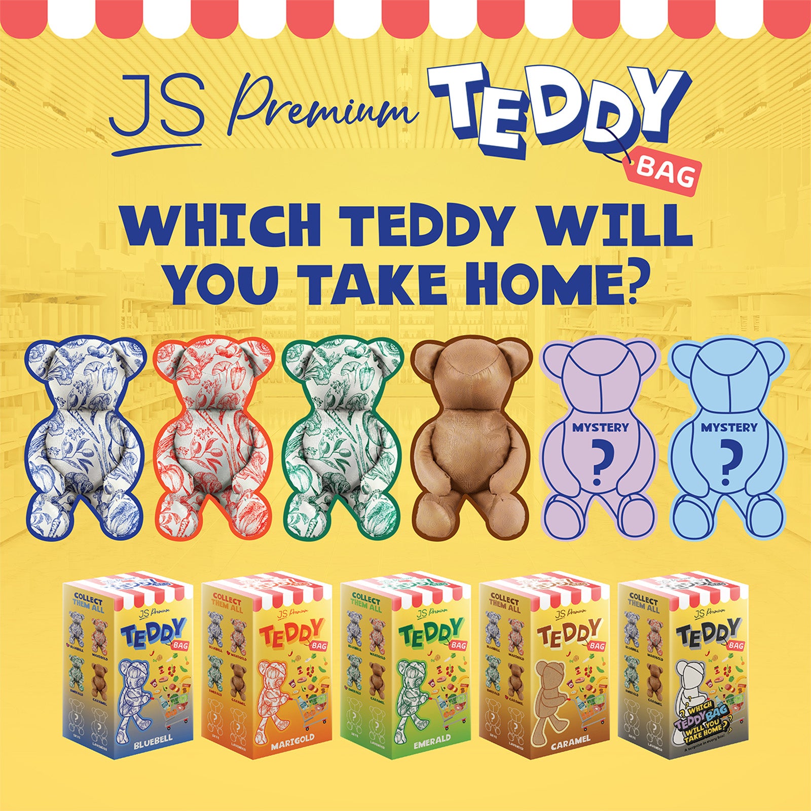 JS Premium Teddy Bag Emerald