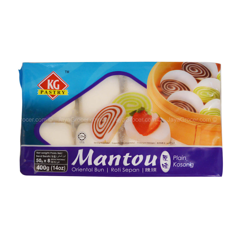 KG Pastry Mantou Plain 375g