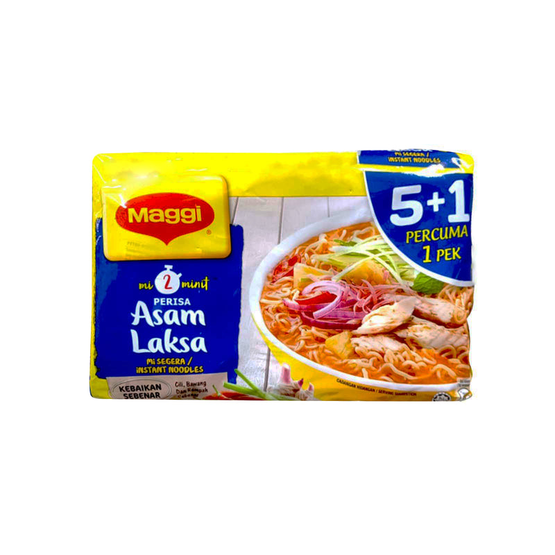 Maggi Mi Asam Laksa 78g x 5 +1