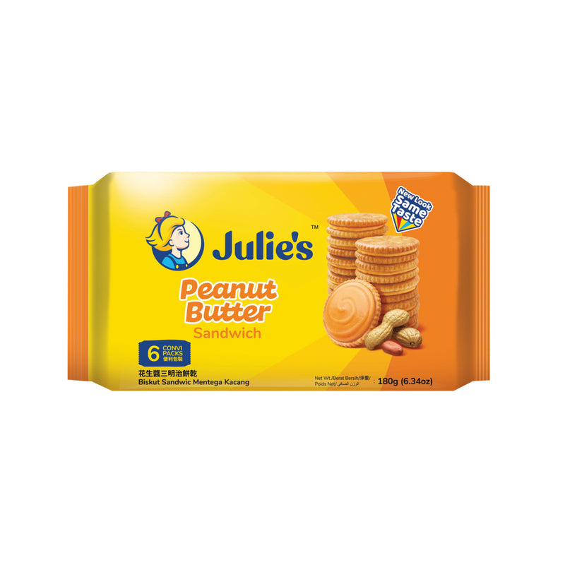 Julies Peanut Sandwich Cookies 180g