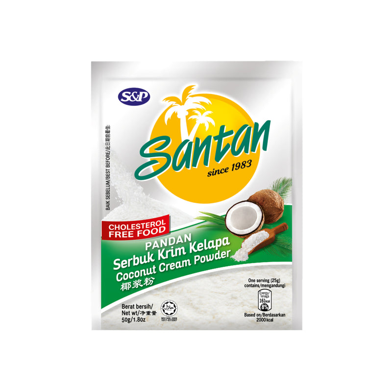 S&P Pandan Instant Coconut Milk Powder 50g