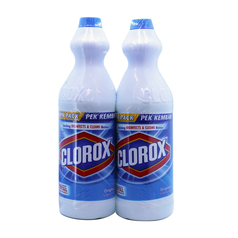 Clorox Bleach Original 1L x 2