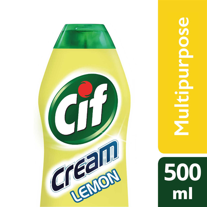 Cif Cream Multi-Surface Cleaner Lemon 500ml