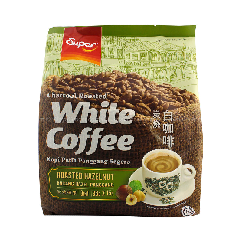 Super Cha Roast White Coffee Hazelnut 36g x 15