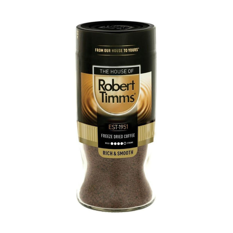 The House of Robert Timms Premium Freeze Dried Coffee Rich and Smooth 200g