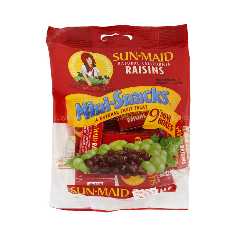 Sun-Maid Natural California Raisins Mini-Snacks 125g