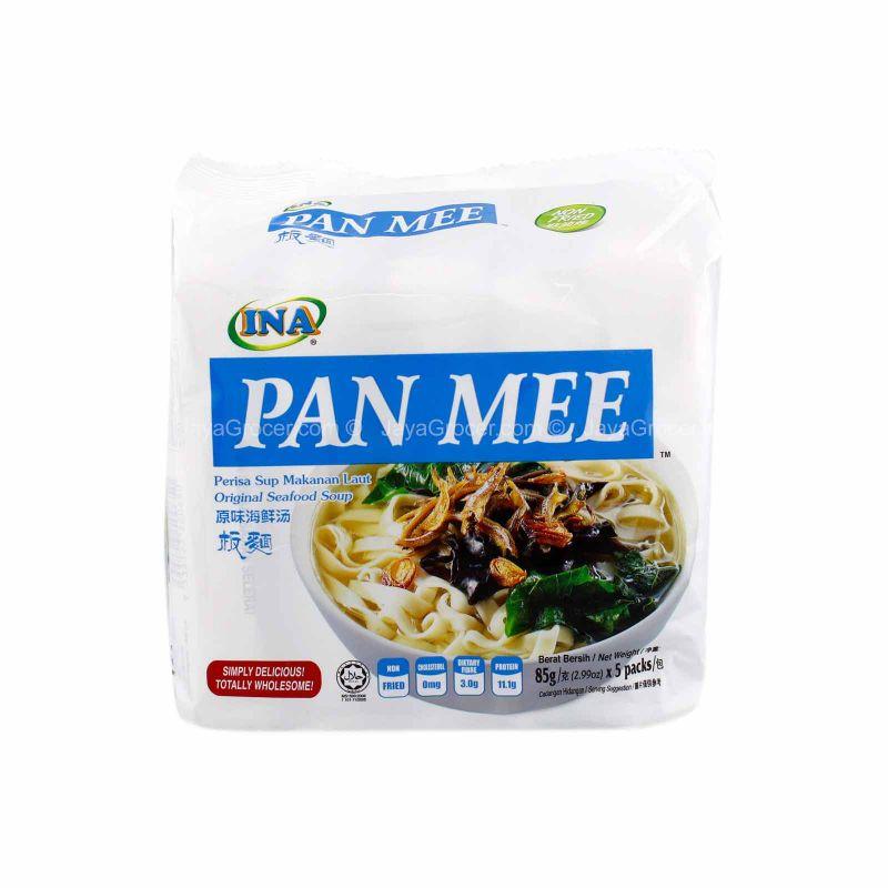 Ina Pan Mee Seafood Soup Flavor Instant Noodle 85g x 5