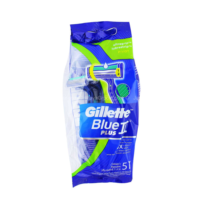 Gillette Blue II Plus Disposable Razor 5+2 pcs/pack