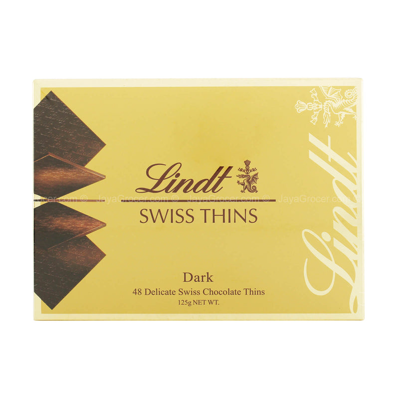 Lindt Swiss Thin Dark Chocolate 125g