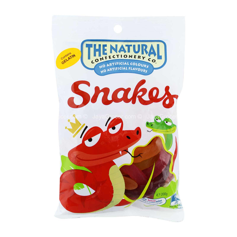 The Natural Confectionery Co Snakes Jellies 200g