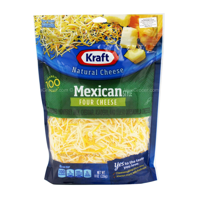 Kraft Mexican Style Four Cheese 226g