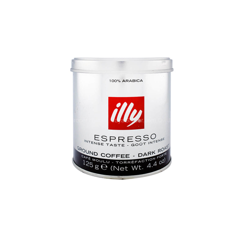 Illy Dark Ground Coffee 125g