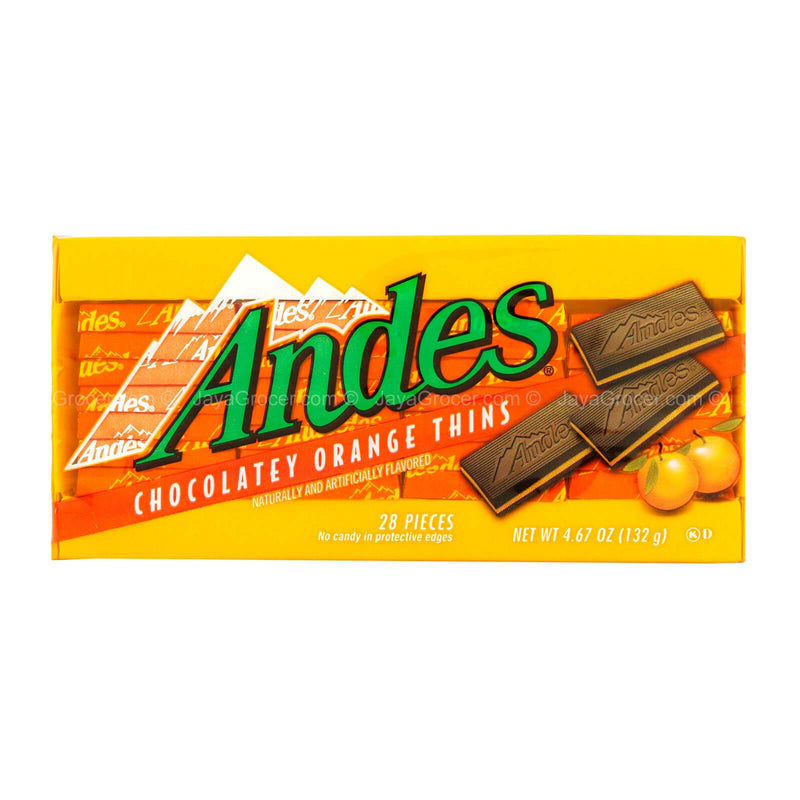 Andes Chocolatey Orange Thins 132g