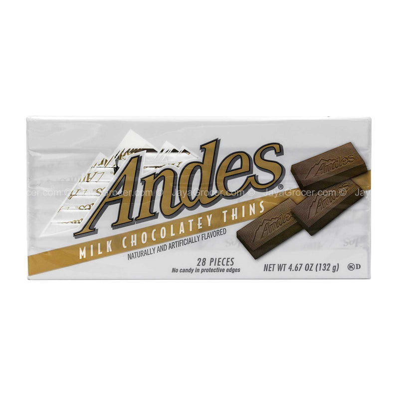 Andes Milk Chocolate Thins 132g