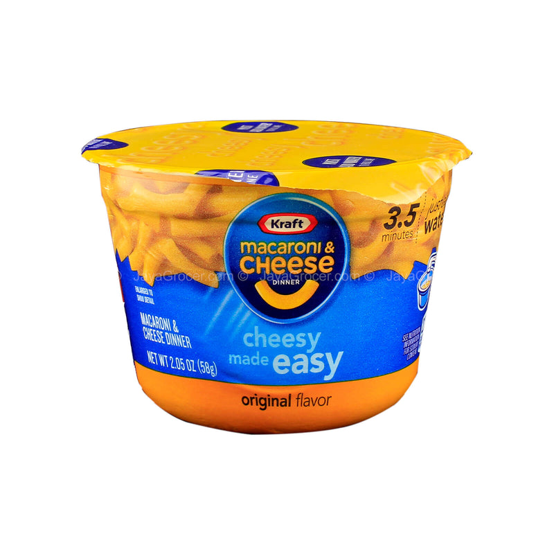 Kraft Macaroni & Cheese Dinner Original Flavour 58g