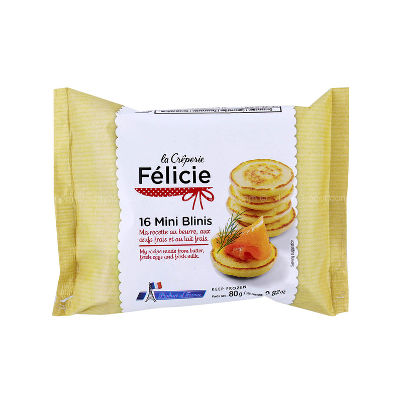 Le Creperie Felicie 16 Frozen Mini Blinis 80g