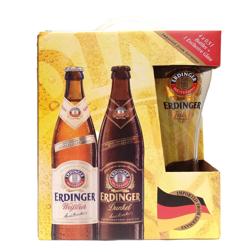 Erdinger Weissbier Gift Pack 500ml x 4