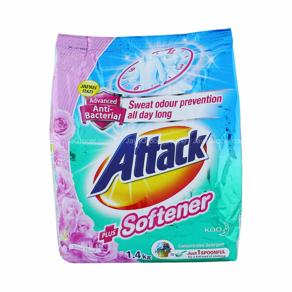 Attack Soft Floral Powder Detergent 1.4kg