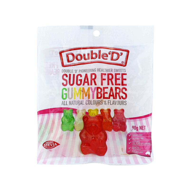 Double 'D' Sugar Free Gummy Bears 90g