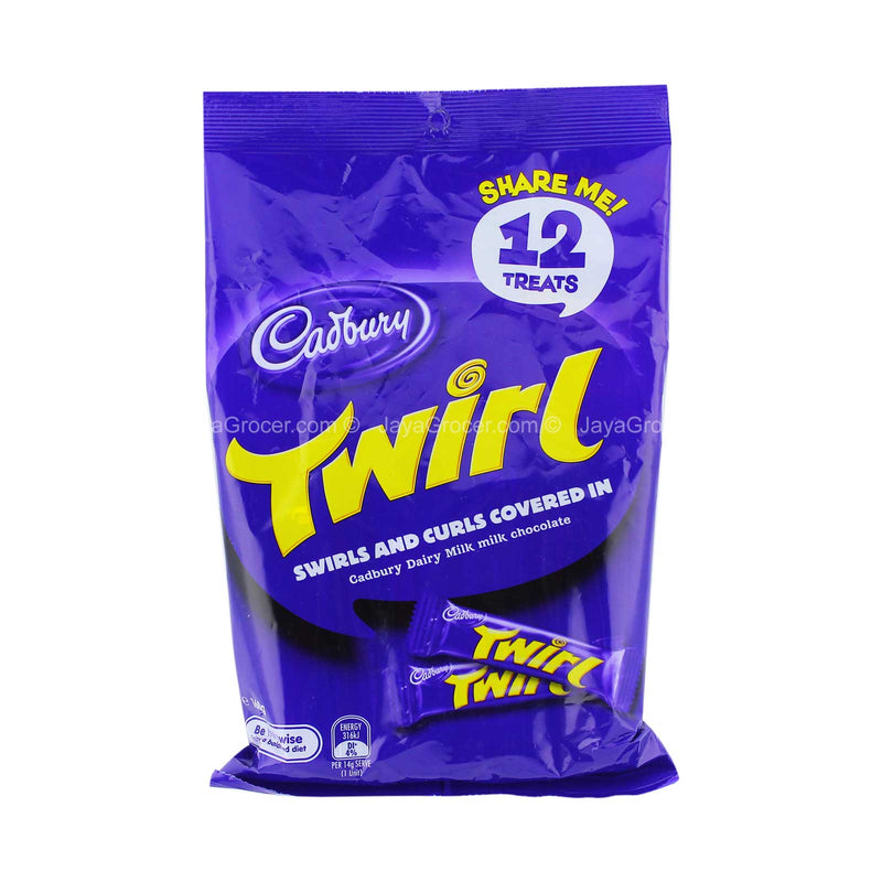 Cadbury Dairy Milk Chocolate Twirl Share Pack 168g