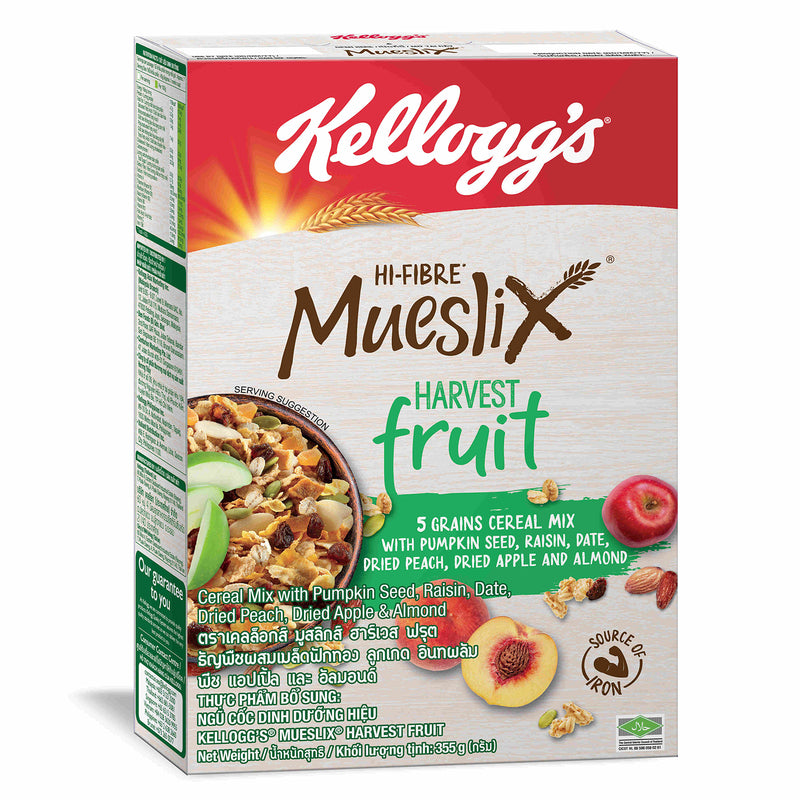 Kellogg’s Harvest Fruit Mueslix Breakfast Cereal 375g