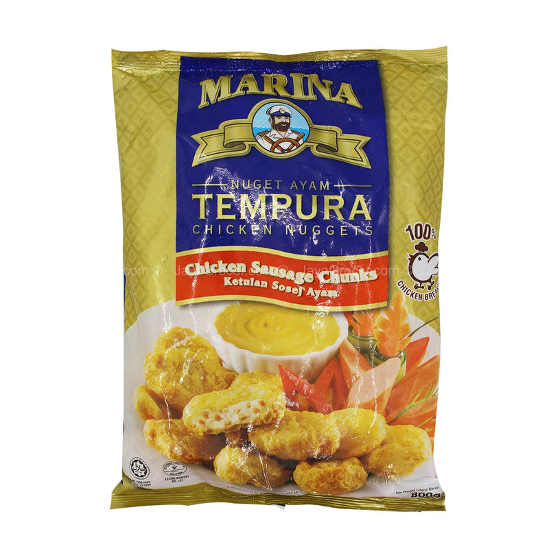 Marina Tempura Chicken Nuggets with Chicken Sausage Chunks 750g