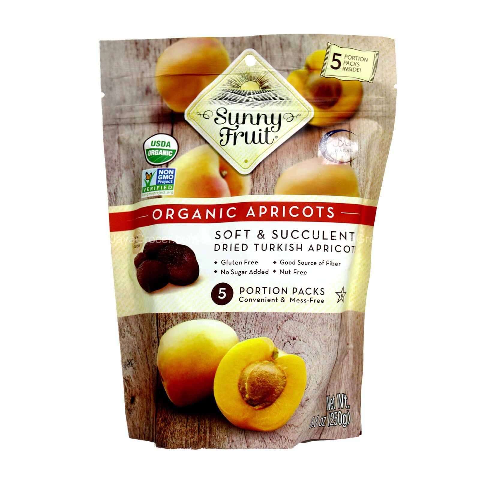 Sunny Fruit Organic Dried Apricots 250g